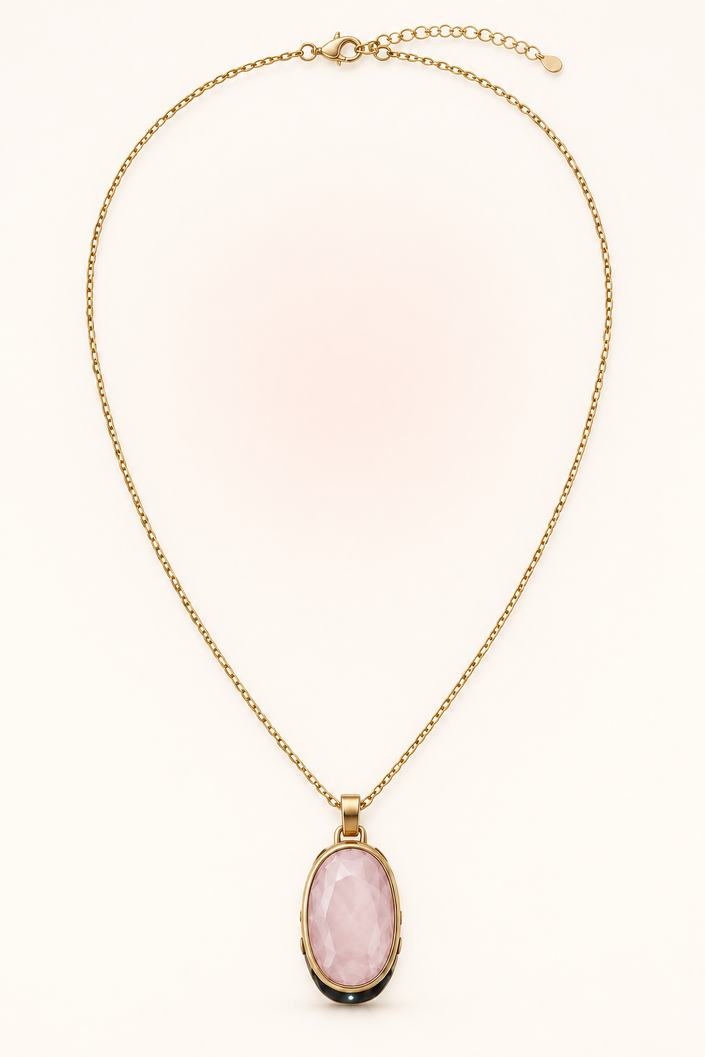 Rose crystal LingShu necklace